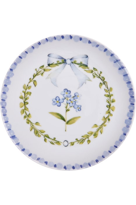 Hermia Juego de desayuno de 14 piezas en porcelana azul